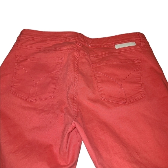 Calvin Klein pink/orange Skinny Crop  Jeans pants - Picture 3 of 11